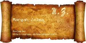 Margan Zelma névjegykártya